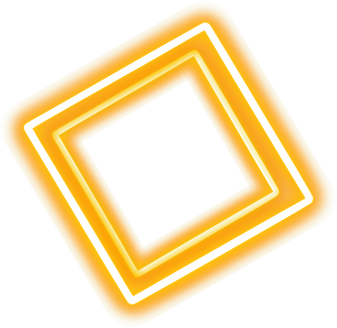 Neon orange square